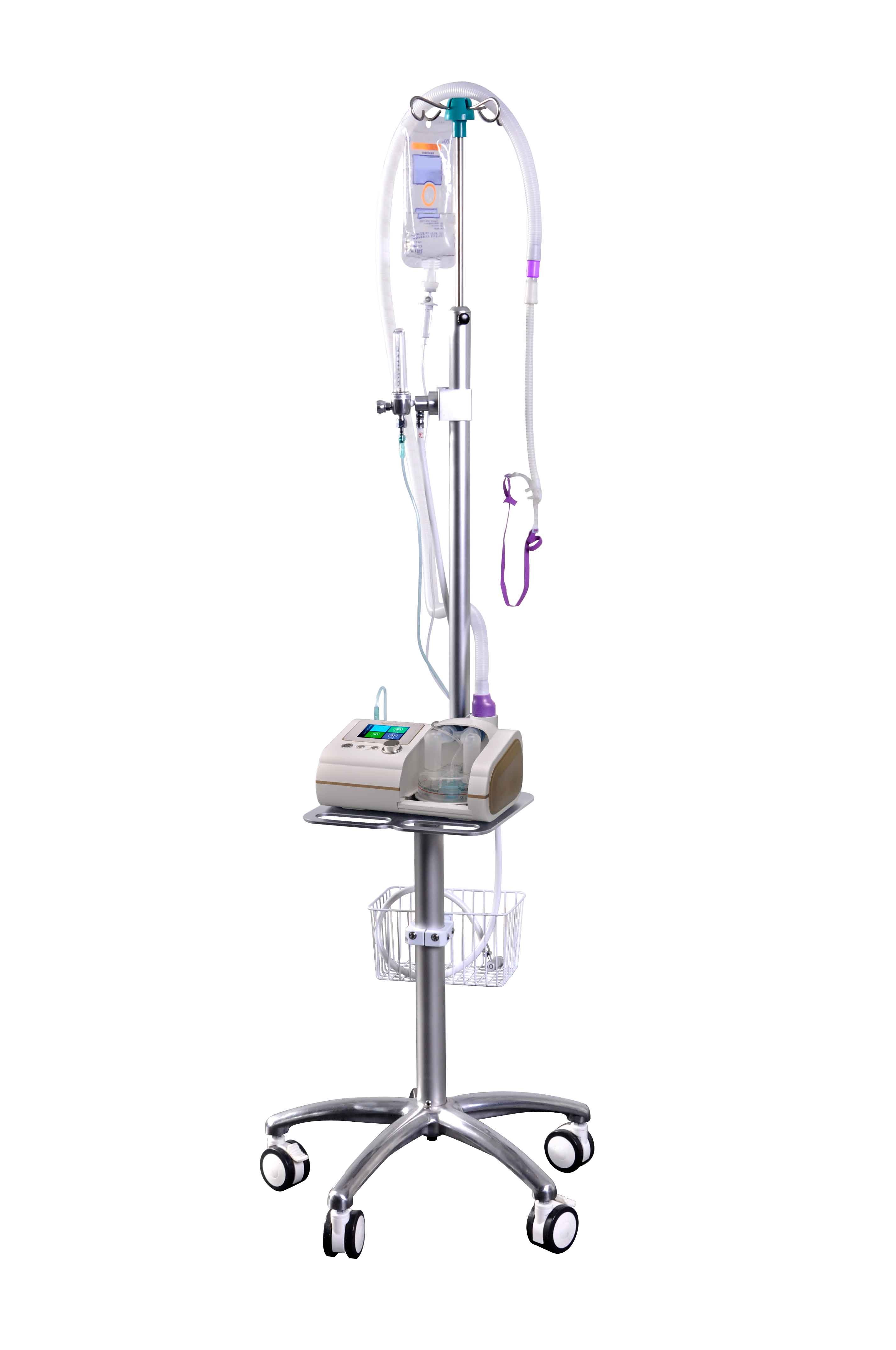 Máy tạo Ôxy dòng cao / Máy thở oxy làm ẩm dòng cao qua canun mũi trong điều trị bệnh nhân suy hô hấp cấp; dùng để hút đàm nhớt; nội soi khí phế quản và đặt nội khí quản (HFNO; HFNC)