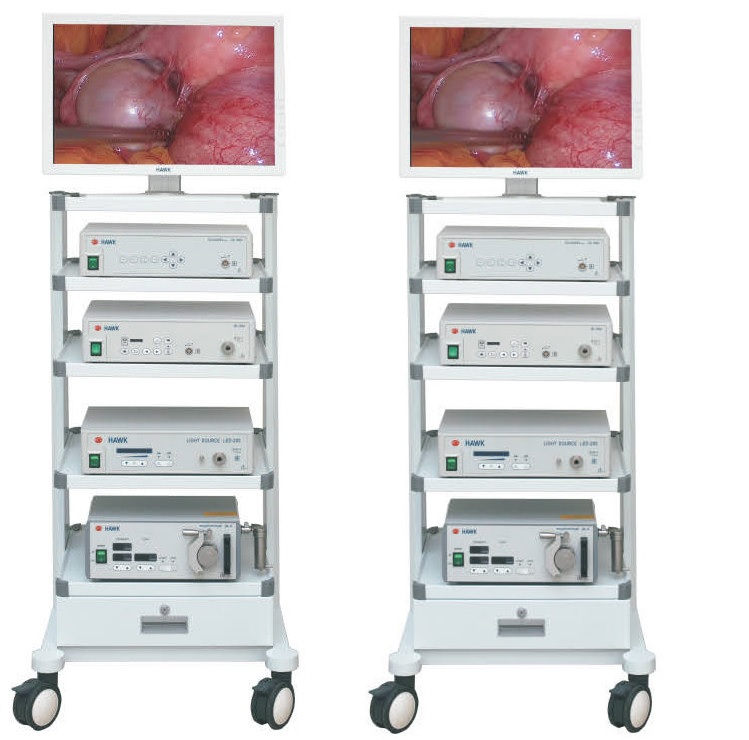 Hệ thống máy chính dùng trong nội soi chẩn đoán Bàng quang – Niệu quản với Nguồn sáng Led 80W