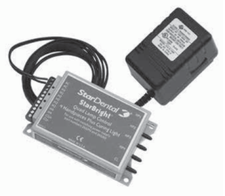 Hệ thống điều khiển  (Fiber Optic) – Adaptor kết nối giữa dây cáp quang của tay khoan và motor  - STARBRIGHT® QUAD LAMP.
